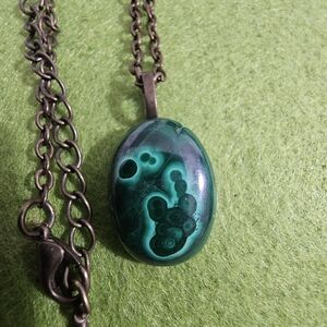 3 For $25💫Natural Malachite Pendant Necklace